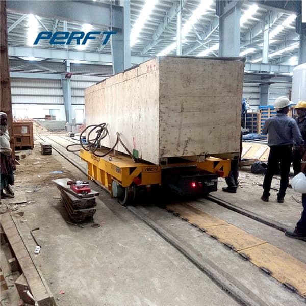 mold transfer cart with integrated screw jack lift table 1-300 ton